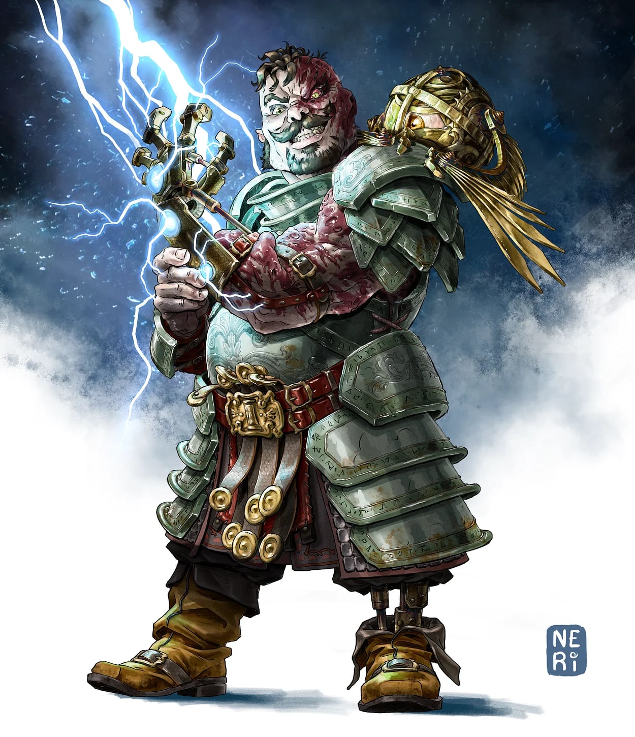 Tommas D'Scopio, ilustração de David Neri